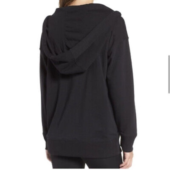 Ivy Park Black Full-Zip Logo Hoodie - Size XS - Picture 3 of 16